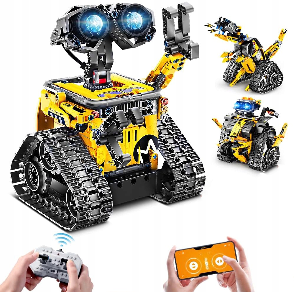 PROGRAMOVATEĽNÝ ROBOT VEĽKÝ 520ks APP STAVEBNÁ SADA A DIAĽKOVÉ OVLÁDANIE